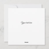 Abstracte waterverf feestdagenkaart (Achterkant)