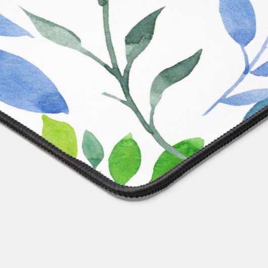 Abstracte Waterverf Fern Leaves Bureaumat (Hoek)