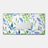 Abstracte Waterverf Fern Leaves Bureaumat (Keyboard & Muis)