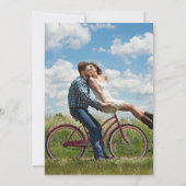 Abstracte Waterverf Floral bruiloft uitnodiging (Achterkant)