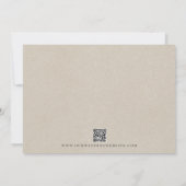 Abstracte Waterverf Floral Sage Green Wedding Save The Date (Achterkant)