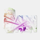 Abstracte Waterverf Floral Tent Favor Box Bedankdoosjes (Uitgevouwen)