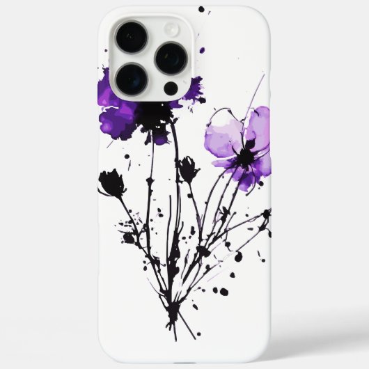 Abstracte Waterverf Flowers Case-Mate iPhone Case (Achterkant)
