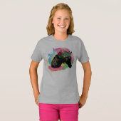 Abstracte Waterverf geïllustreerd ontwerp van paar T-shirt (Voorkant volledig)