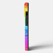 Abstracte Waterverf gekleurde strips regenboog Case-Mate iPhone Case (Achterkant / Links)