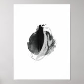 Abstracte Waterverf geometrisch, Abstract, minimaa Poster (Voorkant)