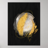 Abstracte Waterverf geometrisch, Abstract, minimaa Poster (Voorkant)