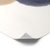 Abstracte Waterverf geometrisch, Abstract, minimaa Poster (Hoek)