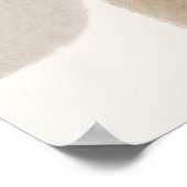 Abstracte Waterverf geometrisch, Abstract, minimaa Poster (Hoek)