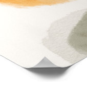 Abstracte Waterverf geometrisch, Abstract, minimaa Poster (Hoek)