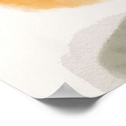 Abstracte Waterverf geometrisch, Abstract, minimaa Poster (Hoek)