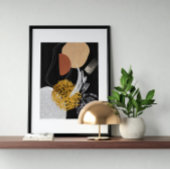 Abstracte Waterverf geometrisch, Abstract, minimaa Poster