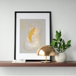 Abstracte Waterverf geometrisch, Abstract, minimaa Poster