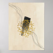 Abstracte Waterverf geometrisch, Abstract, minimaa Poster (Voorkant)