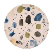 Abstracte Waterverf: geometrisch inktpatroon. Snijplank (Voorkant)