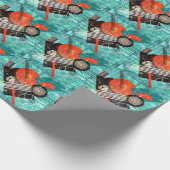 Abstracte waterverf, geometrische kleurrijke vorme cadeaupapier (Hoek)