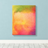 Abstracte waterverf geschilderde achtergrond canvas afdruk (Insitu (Houten vloer))