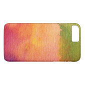 Abstracte waterverf geschilderde achtergrond Case-Mate iPhone case (Achterkant (Horizontaal))