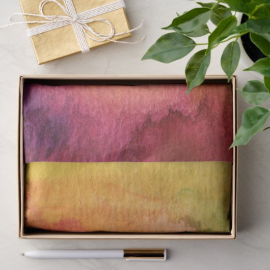 Abstracte waterverf geschilderde achtergrond tissuepapier (Geschenk)