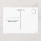 Abstracte Waterverf geschilderde vormen Boho foto Feestdagenkaart (Achterkant)