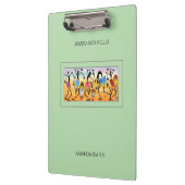 Abstracte, Waterverf Geweldige break dance ritme Klembord (Links)