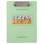 Abstracte, Waterverf Geweldige break dance ritme Klembord (Voorkant)