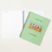 Abstracte, Waterverf Geweldige break dance ritme Planner (Display)