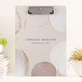 Abstracte Waterverf Glittering Luxury Elegant Gold Klembord