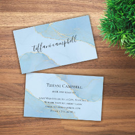 Abstracte Waterverf gouden glitter make-up artiest Visitekaartje