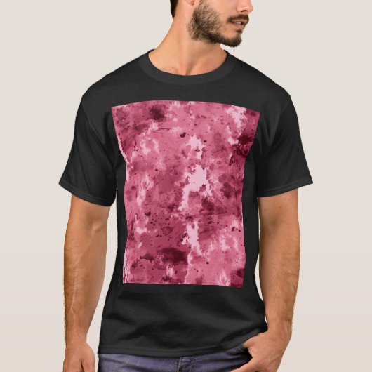 Abstracte waterverf grunge: camouflagepatroon. t-shirt (Voorkant)
