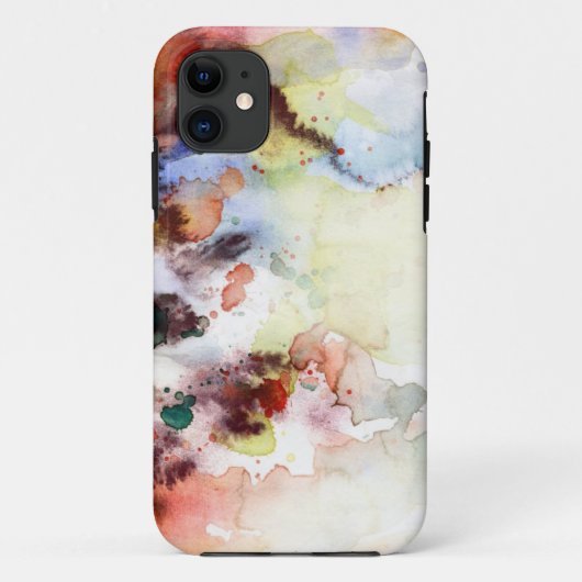 Abstracte waterverf grunge textuur met verf Case-Mate iPhone case (Achterkant)
