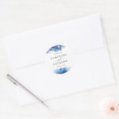 Abstracte Waterverf gunst dank u Ronde Sticker (Envelop)