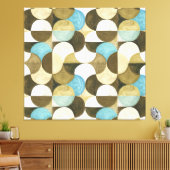 Abstracte Waterverf Hand getrokken Canvas Afdruk (Insitu (Woonkamer))