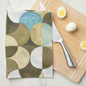 Abstracte Waterverf Hand getrokken Theedoek (Quarter Fold)
