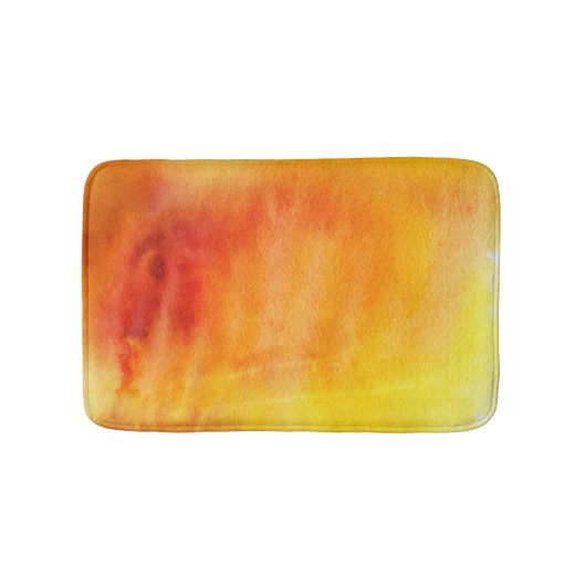 Abstracte waterverf handgeschilderde achtergrond 1 badmat (Voorkant)