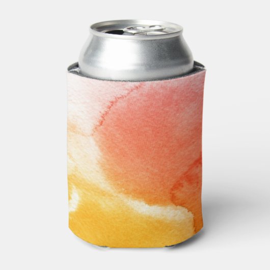 Abstracte waterverf handgeschilderde achtergrond 1 blikjeskoeler (Blikje Voorkant)