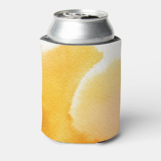 Abstracte waterverf handgeschilderde achtergrond 1 blikjeskoeler (Blikje Achterkant)