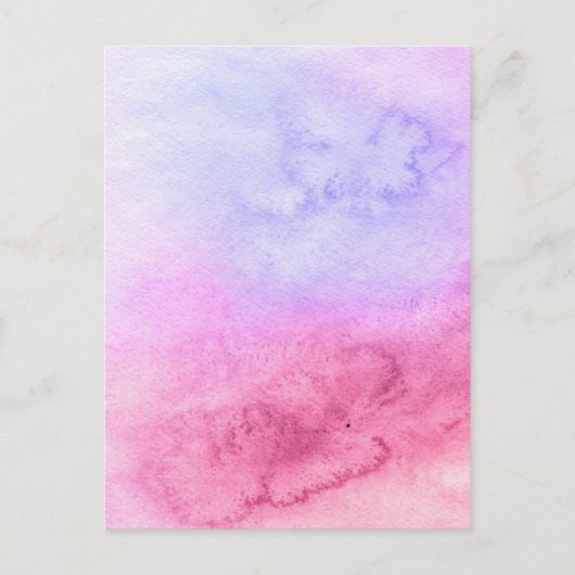 Abstracte waterverf handgeschilderde achtergrond 1 briefkaart (Voorkant)