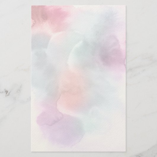 Abstracte waterverf handgeschilderde achtergrond 1 briefpapier (Voorkant)