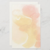 Abstracte waterverf handgeschilderde achtergrond 1 briefpapier (Voorkant / Achterkant)