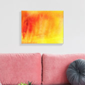 Abstracte waterverf handgeschilderde achtergrond 1 canvas afdruk (Insitu (Woonkamer))