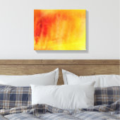 Abstracte waterverf handgeschilderde achtergrond 1 canvas afdruk (Insitu (Slaapkamer))