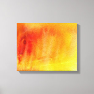 Abstracte waterverf handgeschilderde achtergrond 1 canvas afdruk