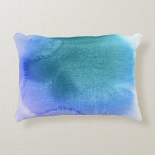 Abstracte waterverf handgeschilderde achtergrond 1 decoratief kussen