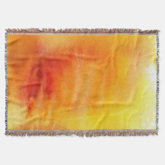 Abstracte waterverf handgeschilderde achtergrond 1 deken (Voorkant)