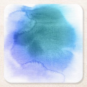 Abstracte waterverf handgeschilderde achtergrond 1 kartonnen onderzetters
