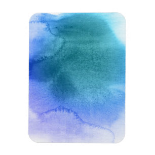 Abstracte waterverf handgeschilderde achtergrond 1 magneet