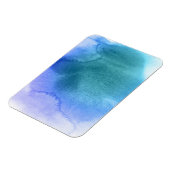 Abstracte waterverf handgeschilderde achtergrond 1 magneet (Linkerzijde)