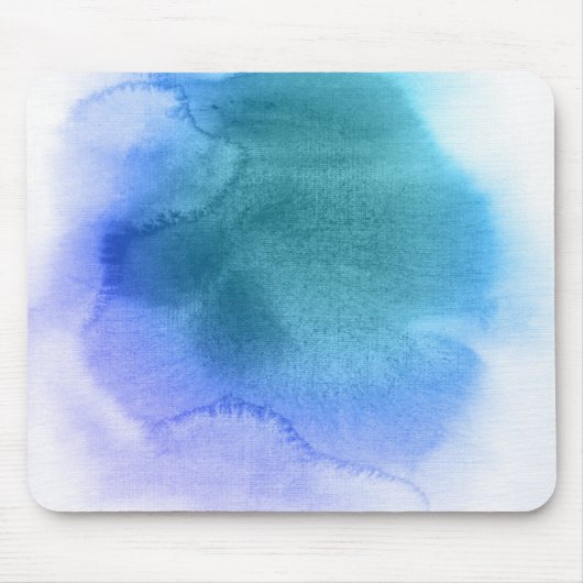 Abstracte waterverf handgeschilderde achtergrond 1 muismat (Voorkant)