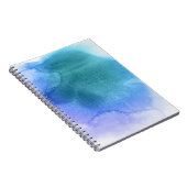 Abstracte waterverf handgeschilderde achtergrond 1 notitieboek (Rechterzijde)